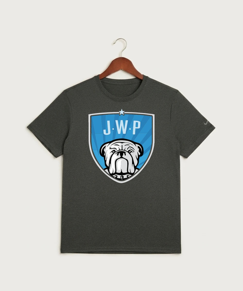 Janesville Waldorf Pemberton Football (Boys) - Dark Smoke Heather Nike Swoosh Sleeve rLegend Tee NKDX8730