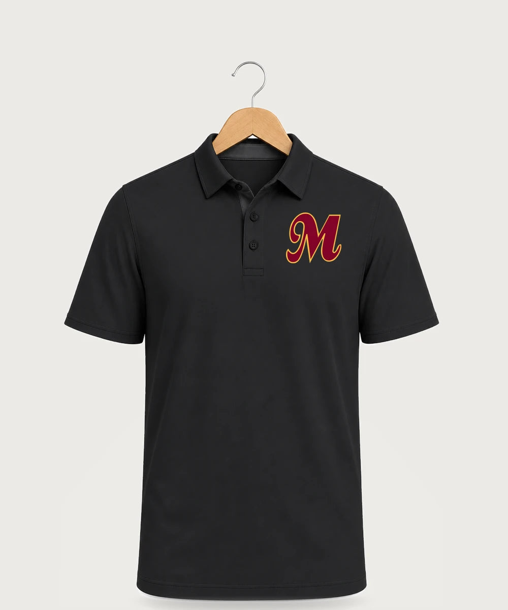 MAYBA Baseball Team Store - Black Polo