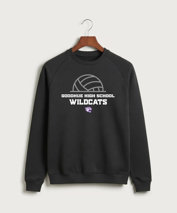 Goodhue High School Volleyball (Girls) - Black Crewneck