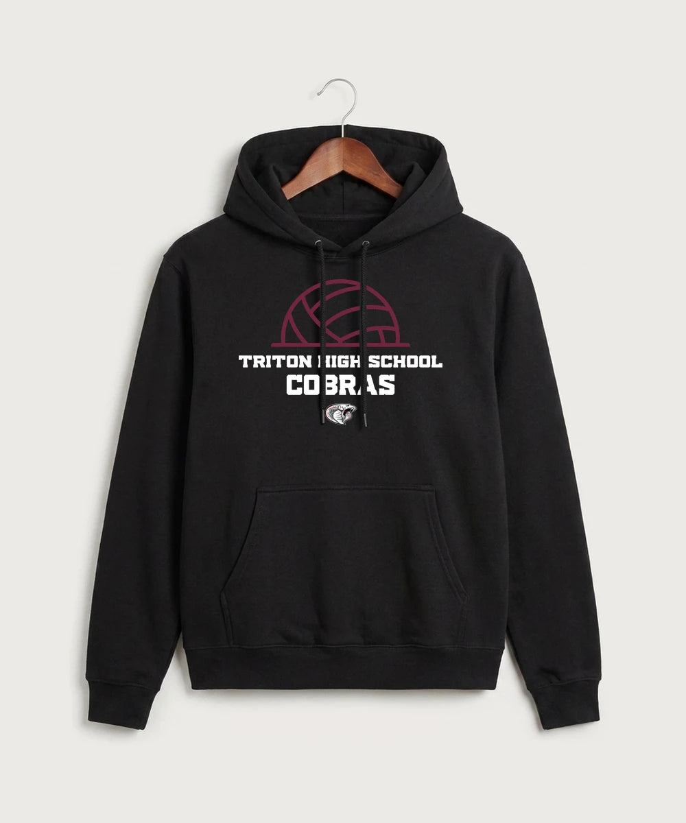 Triton High School Volleyball (Girls) - Black Hoodie Value
