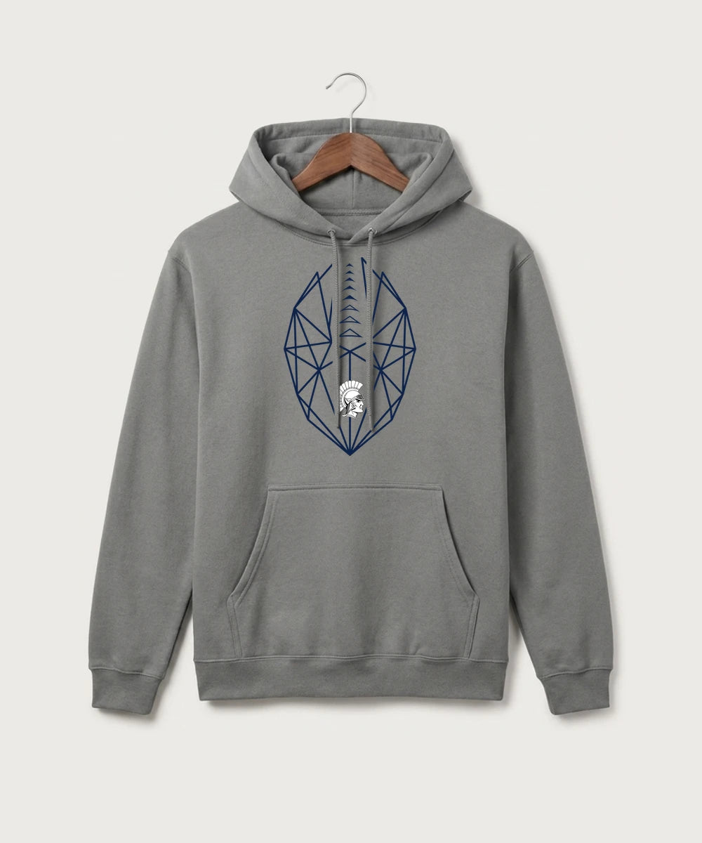 GF E2E Test 10 Player Packs - Medium Grey Port & Co Core Fleece Pullover Hooded Sweatshirt. PC78H