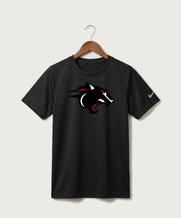 Nrheg Panthers High School Football (Boys) - Black Nike Youth Swoosh Sleeve rLegend Tee NKDX8787