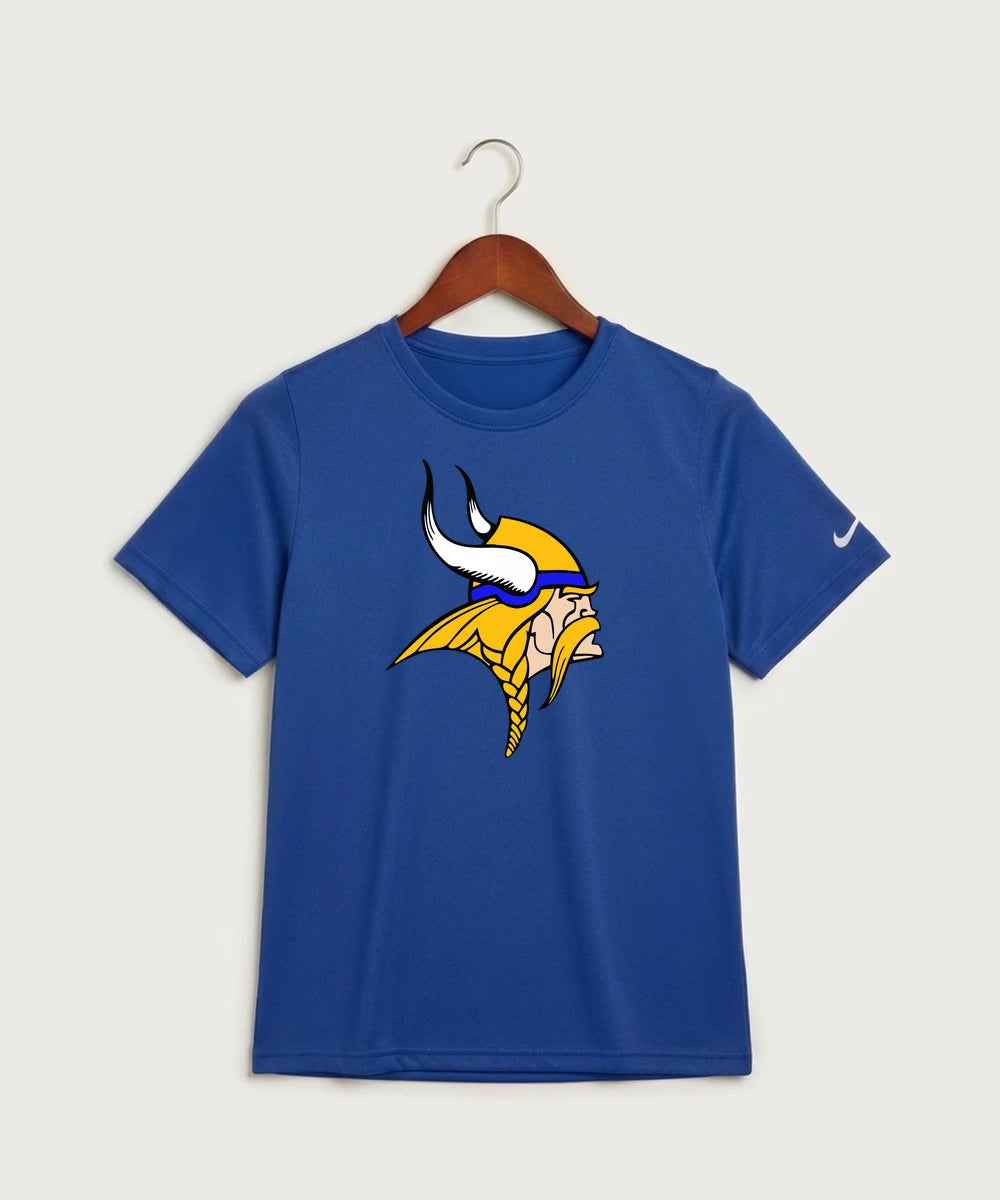Hayfield High School Volleyball (Girls) - Game Royal Nike Youth Swoosh Sleeve rLegend Tee NKDX8787