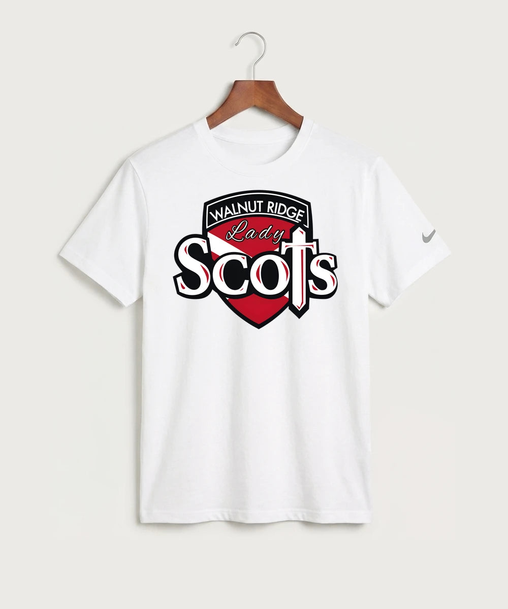 Walnut Ridge High School Basketball Team Store - White Nike Swoosh Sleeve rLegend Tee NKDX8730