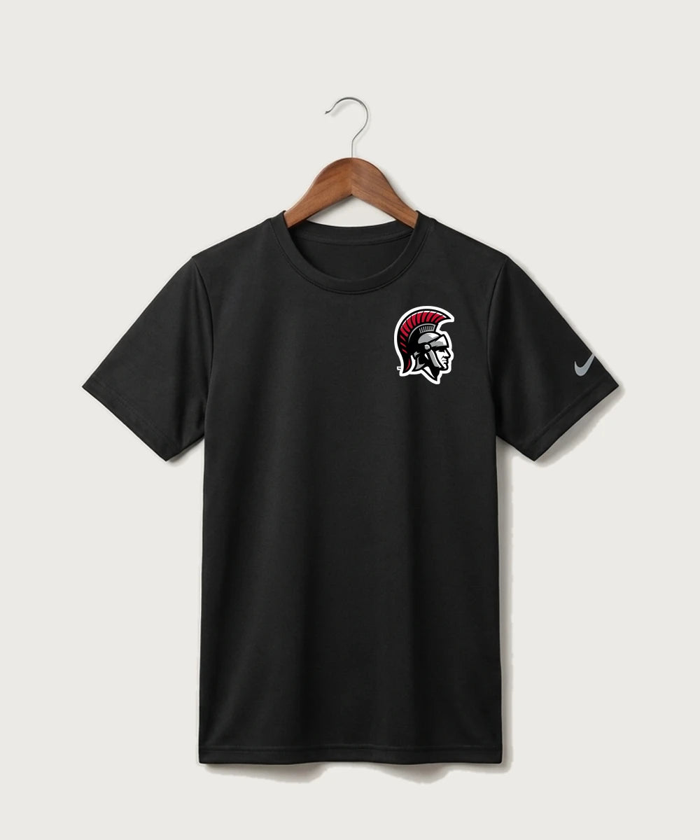 Worthington High School Football (Boys) - Black Nike Youth Swoosh Sleeve rLegend Tee NKDX8787