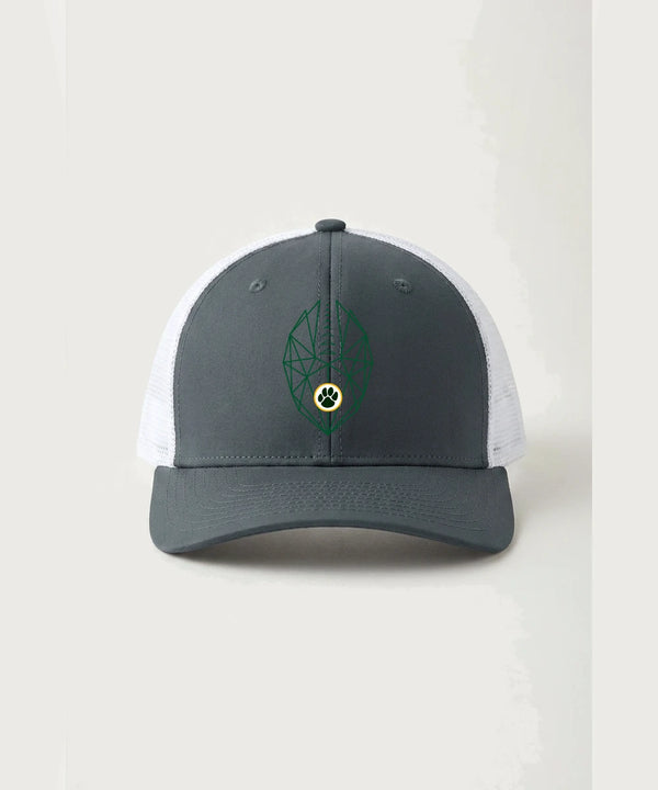 Ashwaubenon High School Football (Boys) (Sandbox) - Iron Grey/ White Sport-Tek Club Trucker Cap STC46