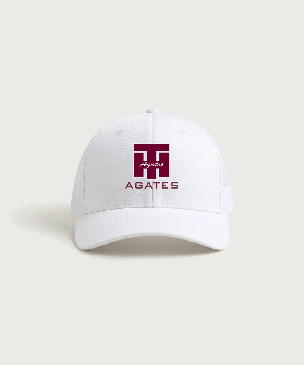 Two Harbors High School Football (Boys) - White/ White Sport-Tek Club Trucker Cap STC46