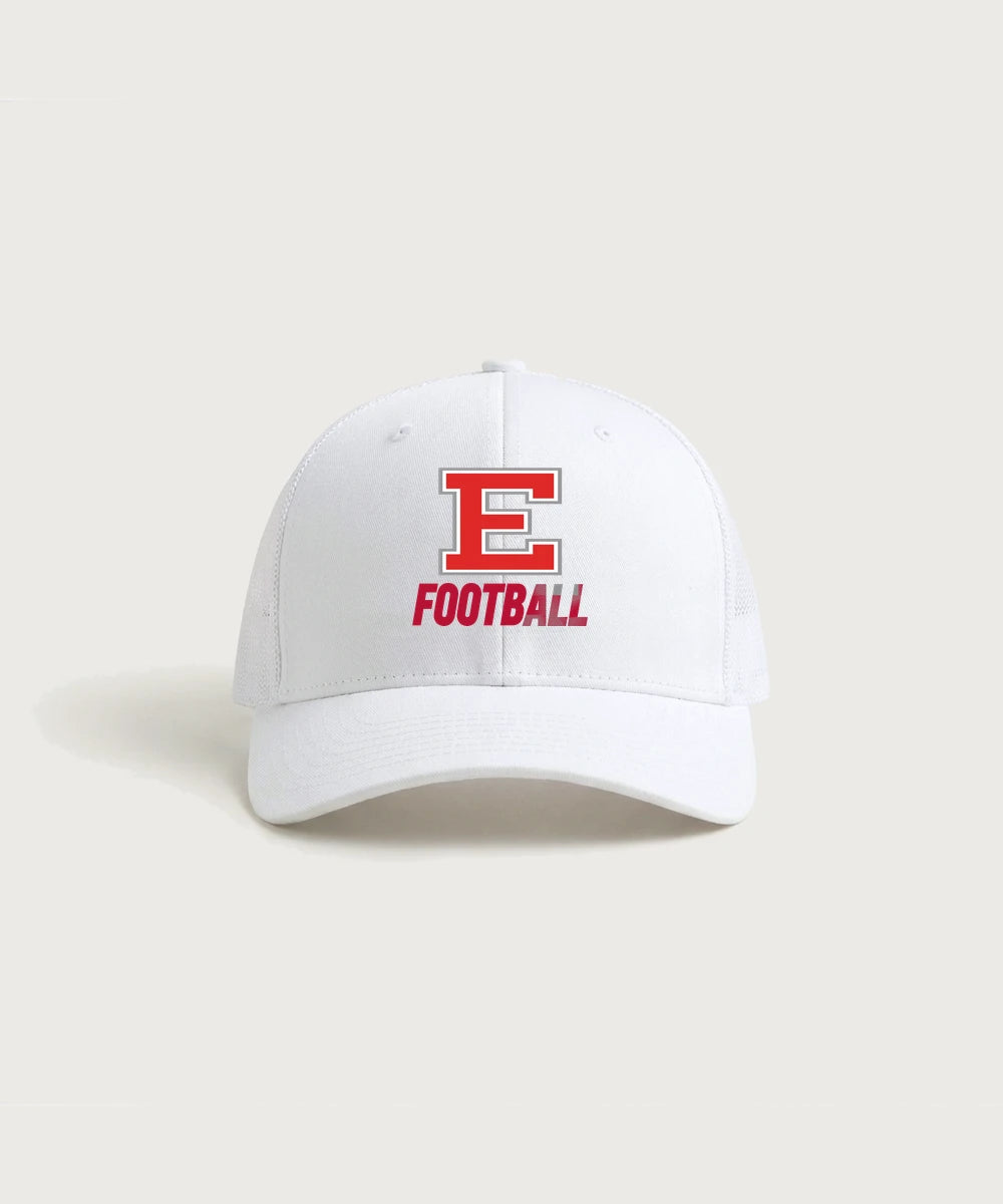 Duluth East High School Football (Boys) - White/ White Sport-Tek Club Trucker Cap STC46