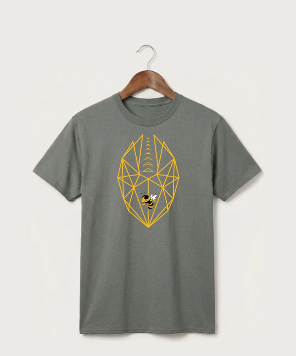 Perham High School Football (Boys) - Medium Grey Port & Co Core Cotton Tee. PC54