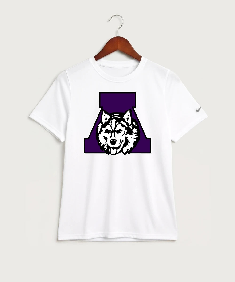 Albany High School Football (Boys) - White Nike Youth Swoosh Sleeve rLegend Tee NKDX8787