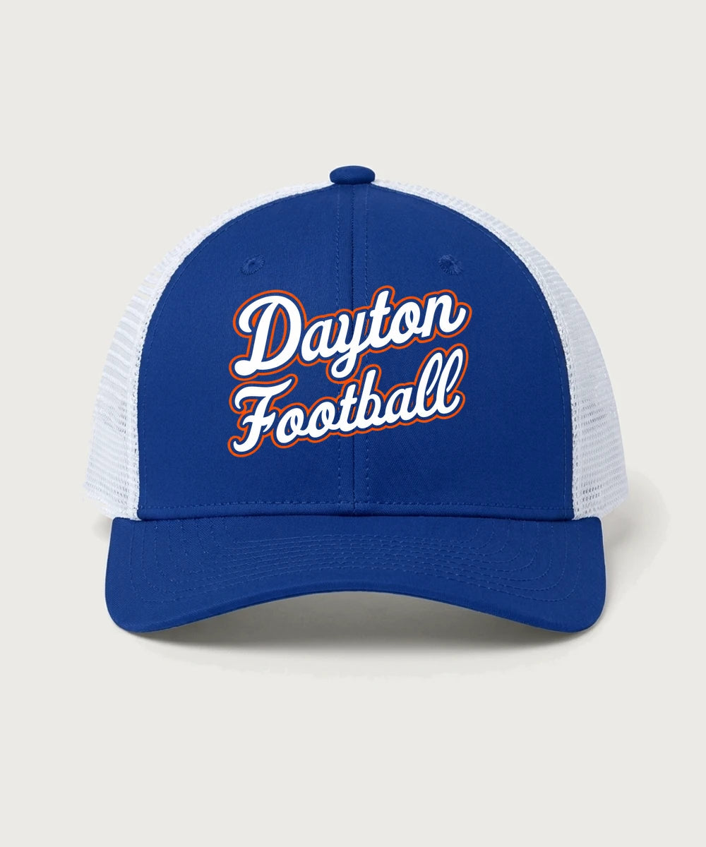 Jonathan Dayton High School Football Team Store - True Royal/ White Sport-Tek Club Trucker Cap STC46
