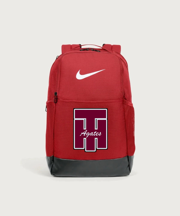 Two Harbors High School Football (Boys) - University Red Nike Brasilia Medium Backpack NKDH7709