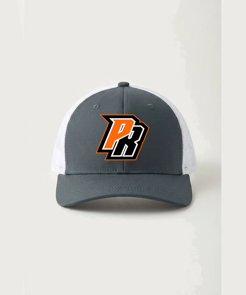 Park Rapids Area High School Football (Boys) - Iron Grey/ White Sport-Tek Club Trucker Cap STC46