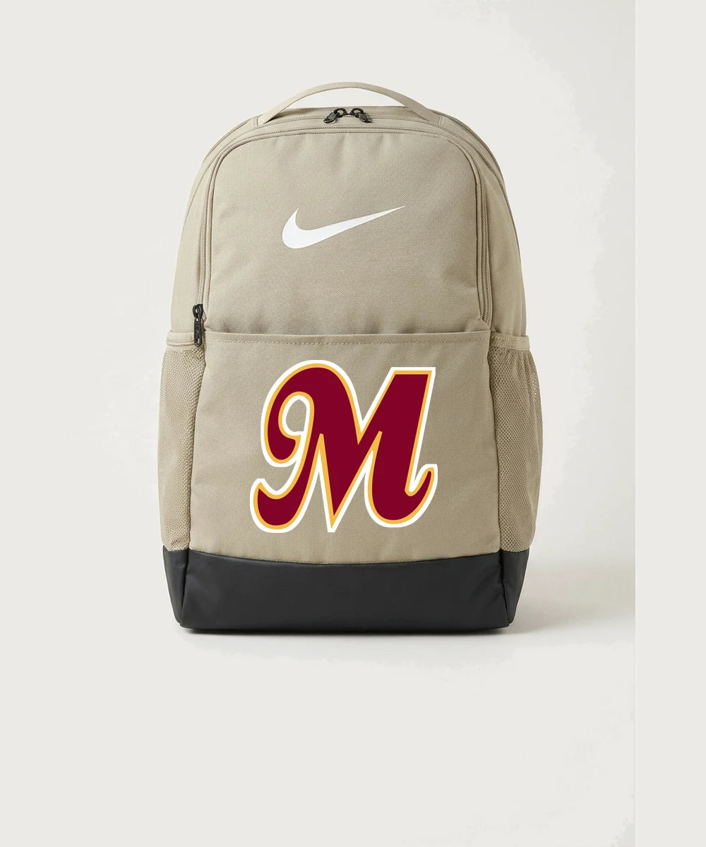 MAYBA Baseball Team Store - Desert Khaki Nike Brasilia Medium Backpack NKDH7709