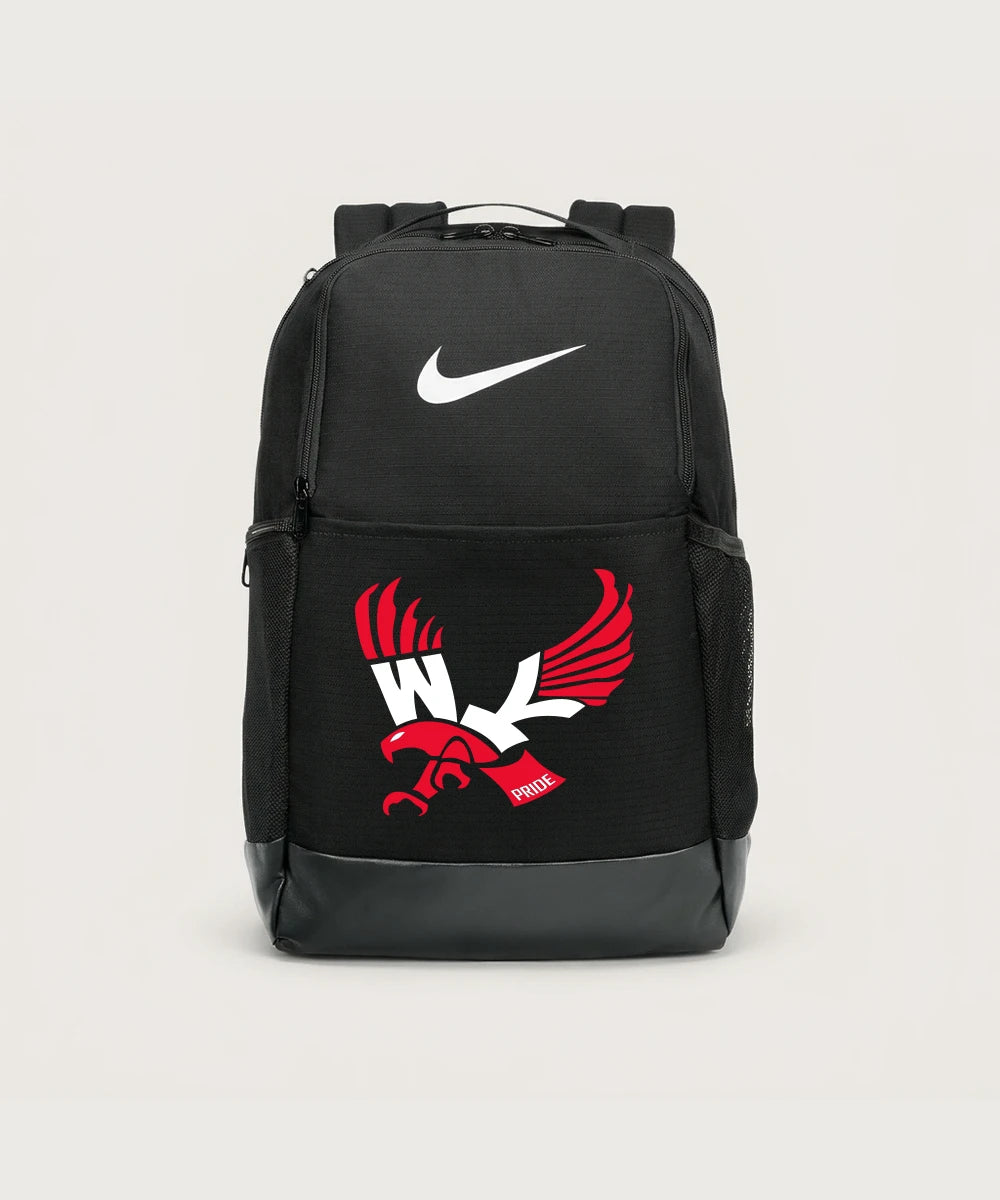 Wabasha Kellogg High School Volleyball (Girls) - Black Nike Brasilia Medium Backpack NKDH7709