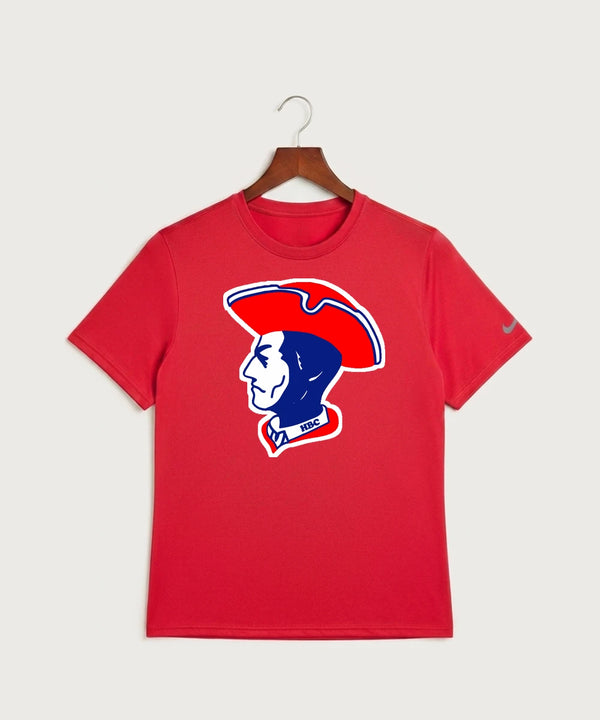 Hills-Beaver Creek High School Volleyball (Girls) - University Red Nike Swoosh Sleeve rLegend Tee NKDX8730