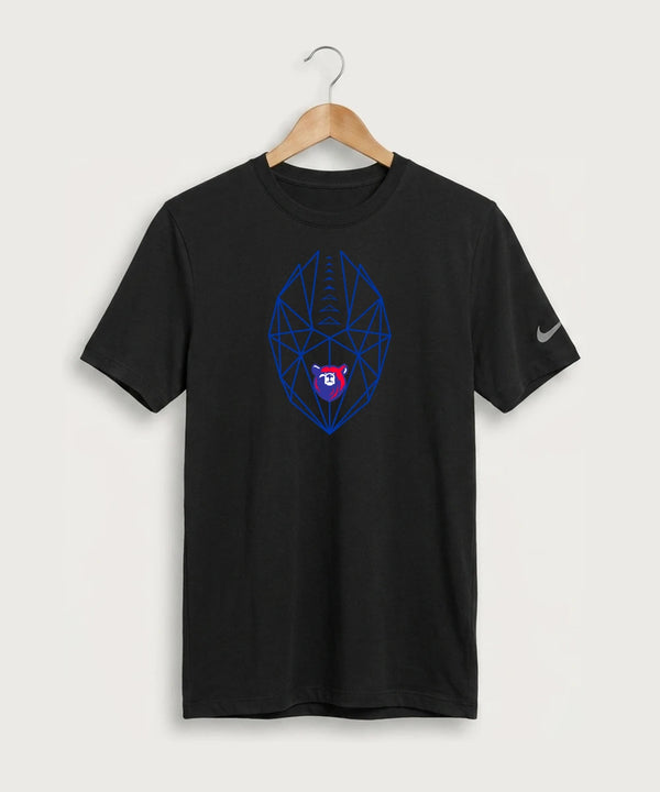 Bertha Hewitt High School Football (Boys) - Black Nike Swoosh Sleeve rLegend Tee NKDX8730