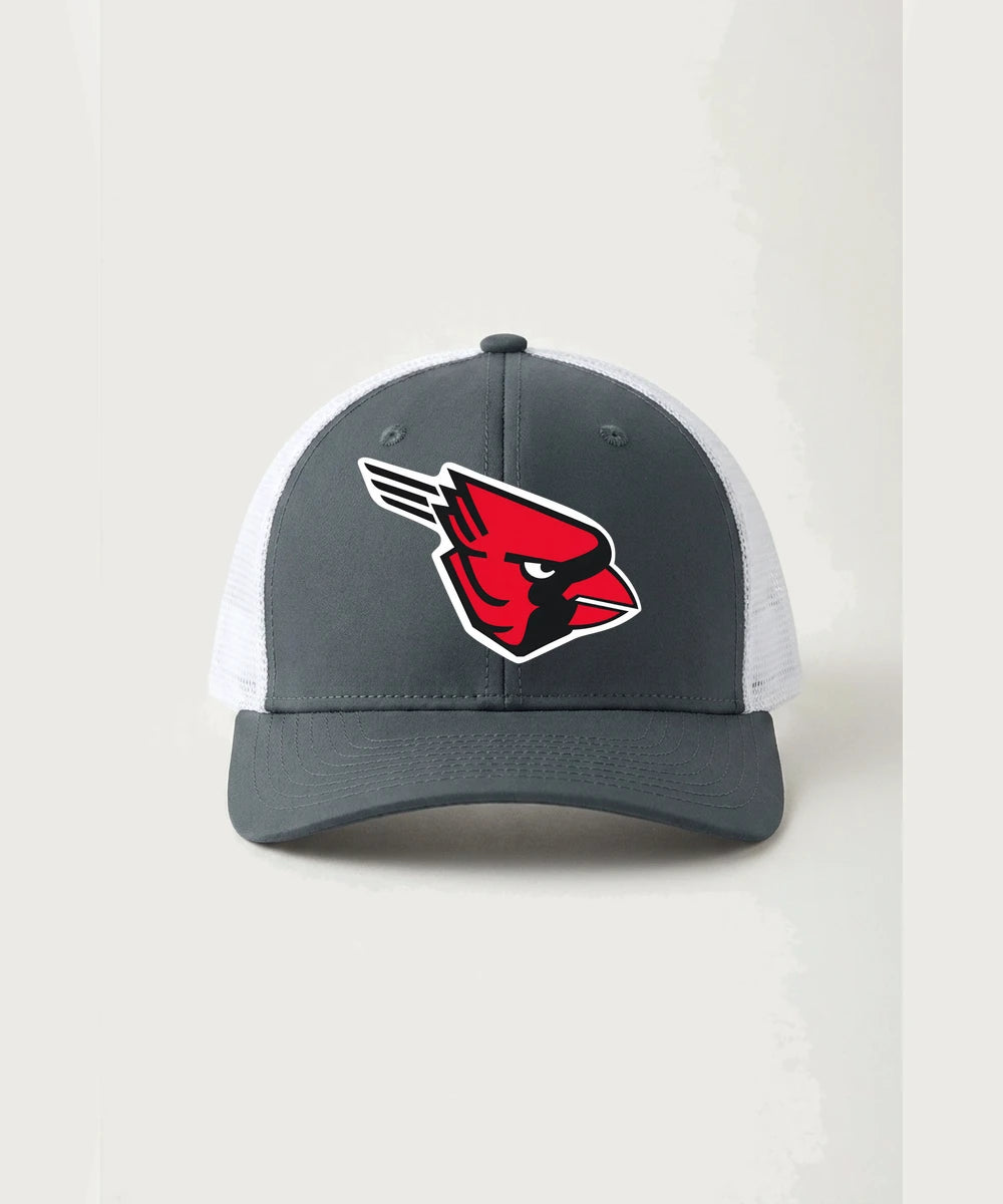 GF E2E Test 02 Track and Field - Iron Grey/ White Sport-Tek Club Trucker Cap STC46