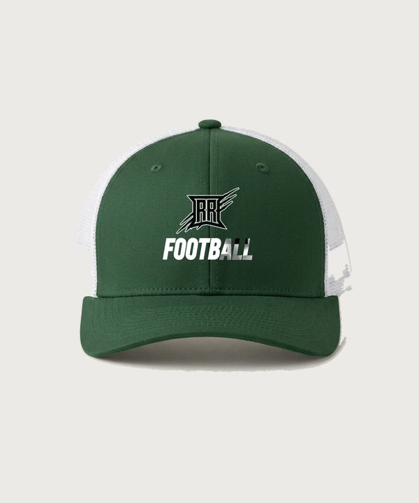 Rock Ridge High School Football (Boys) - Forest Green/ White Sport-Tek Club Trucker Cap STC46