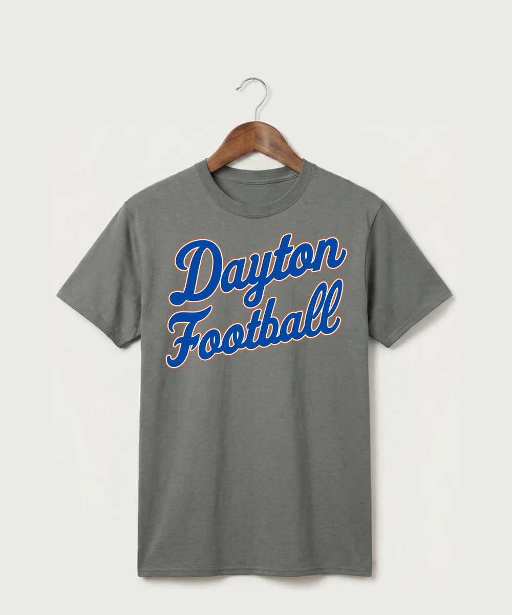 Jonathan Dayton High School Football Team Store - Medium Grey Port & Co Core Cotton Tee. PC54