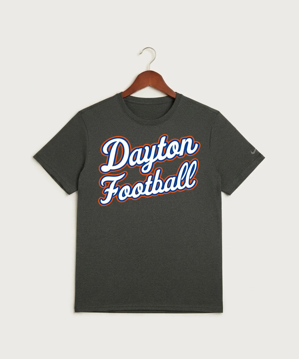 Jonathan Dayton High School Football Team Store - Dark Smoke Heather Nike Swoosh Sleeve rLegend Tee NKDX8730