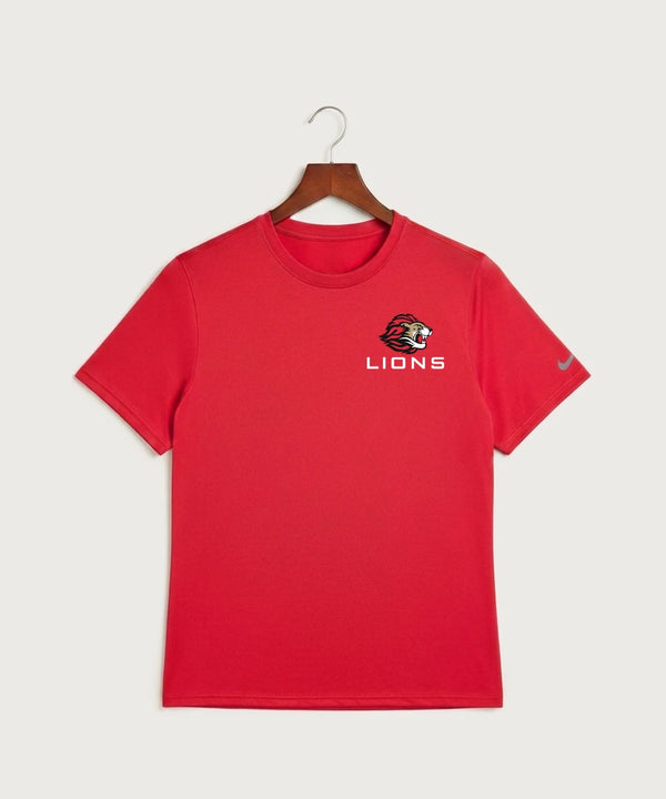 Spring Grove High School Football (Boys) - University Red Nike Swoosh Sleeve rLegend Tee NKDX8730