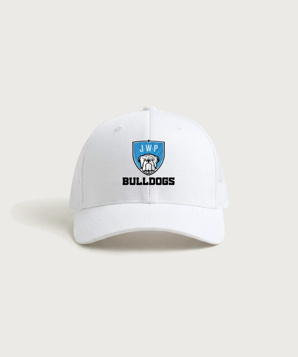 Janesville Waldorf Pemberton Volleyball (Girls) - White/ White Sport-Tek Club Trucker Cap STC46