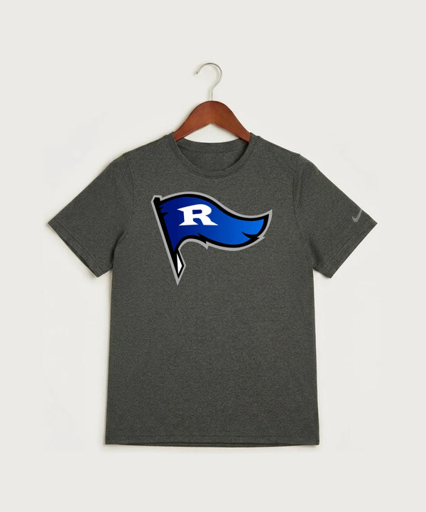 Red Lake County Central Football (Boys) - Dark Smoke Heather Nike Youth Swoosh Sleeve rLegend Tee NKDX8787