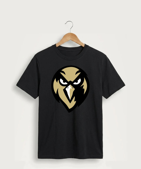 Hudson Catholic High School Soccer Team Store - Jet Black Port & Co Core Cotton Tee. PC54