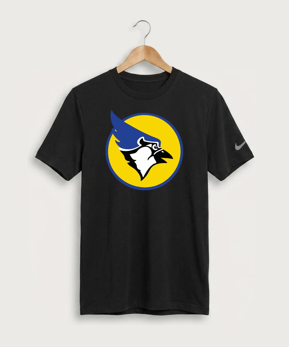 Waseca High School Football (Boys) - Black Nike Swoosh Sleeve rLegend Tee NKDX8730