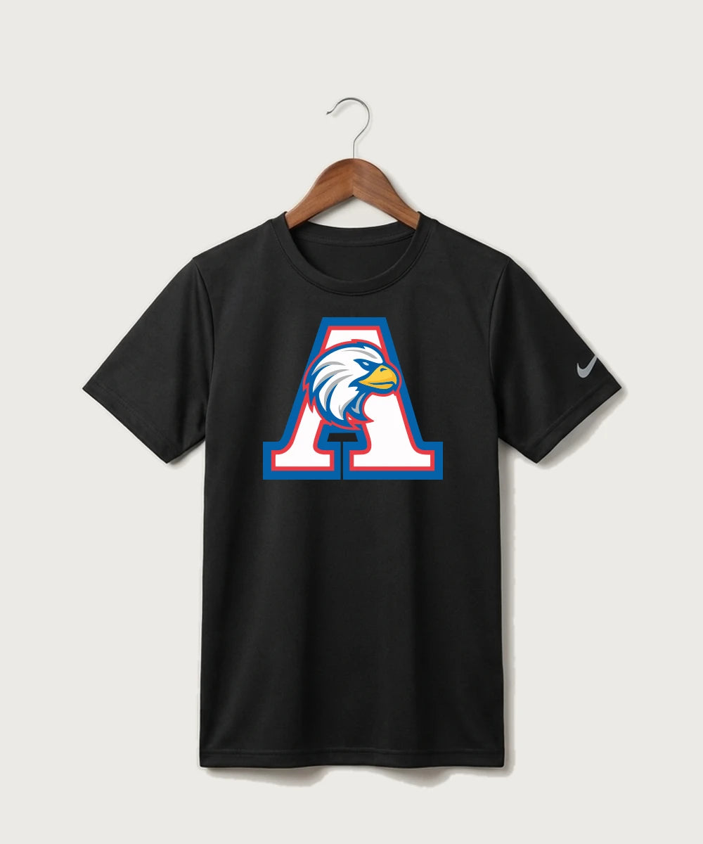 Apollo High School Football (Boys) - Black Nike Youth Swoosh Sleeve rLegend Tee NKDX8787