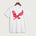 Wabasha Kellogg High School Volleyball (Girls) - White Port & Co Core Cotton Tee. PC54