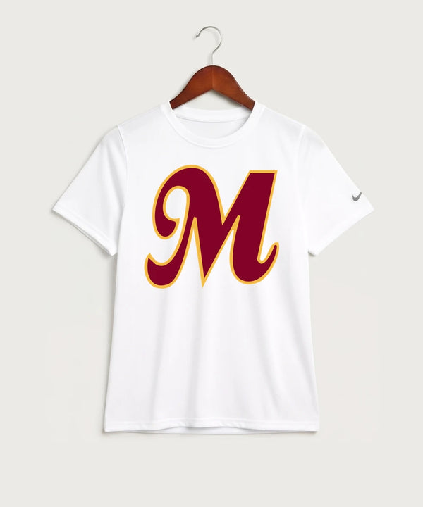 MAYBA Baseball Team Store - White Nike Youth Swoosh Sleeve rLegend Tee NKDX8787