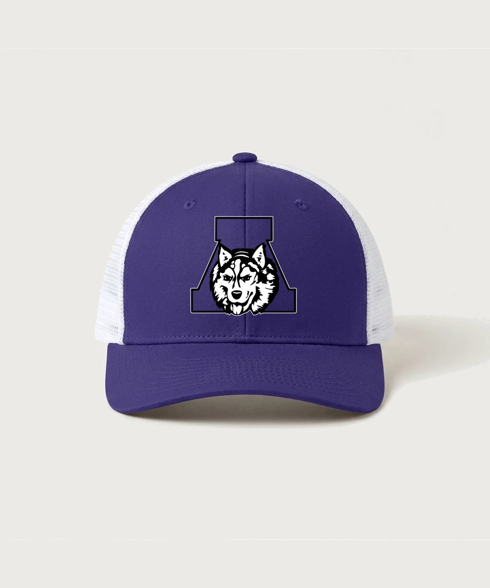 Albany High School Football (Boys) - Purple/ White Sport-Tek Club Trucker Cap STC46