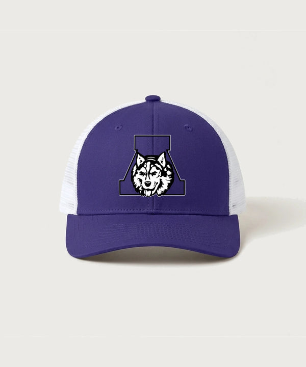Albany High School Football (Boys) - Purple/ White Sport-Tek Club Trucker Cap STC46