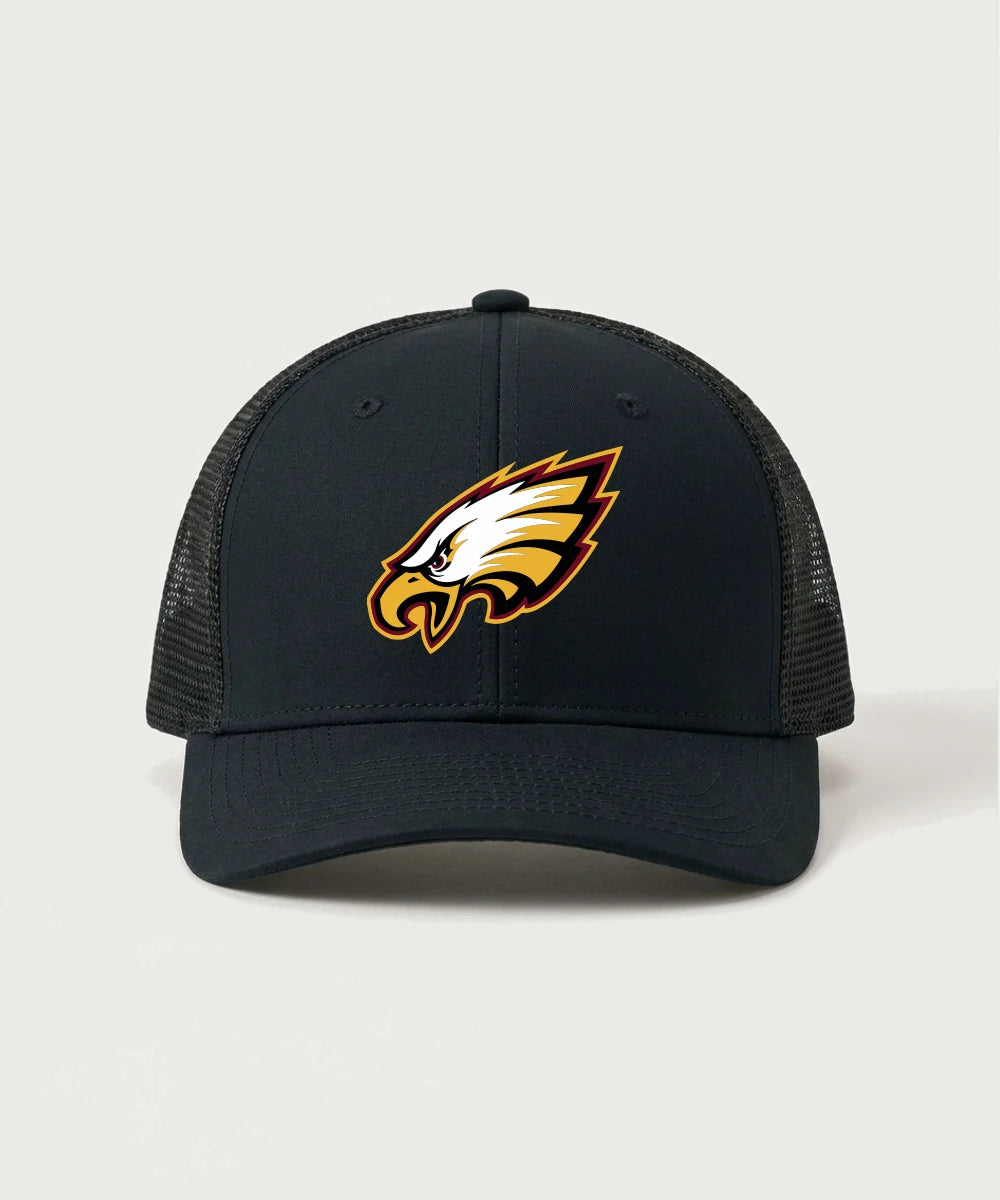 Dover-Eyota High School Volleyball (Girls) - Black/ Black Sport-Tek Club Trucker Cap STC46