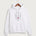 Hancock High School Football (Boys) - White Port & Co Core Fleece Pullover Hooded Sweatshirt. PC78H