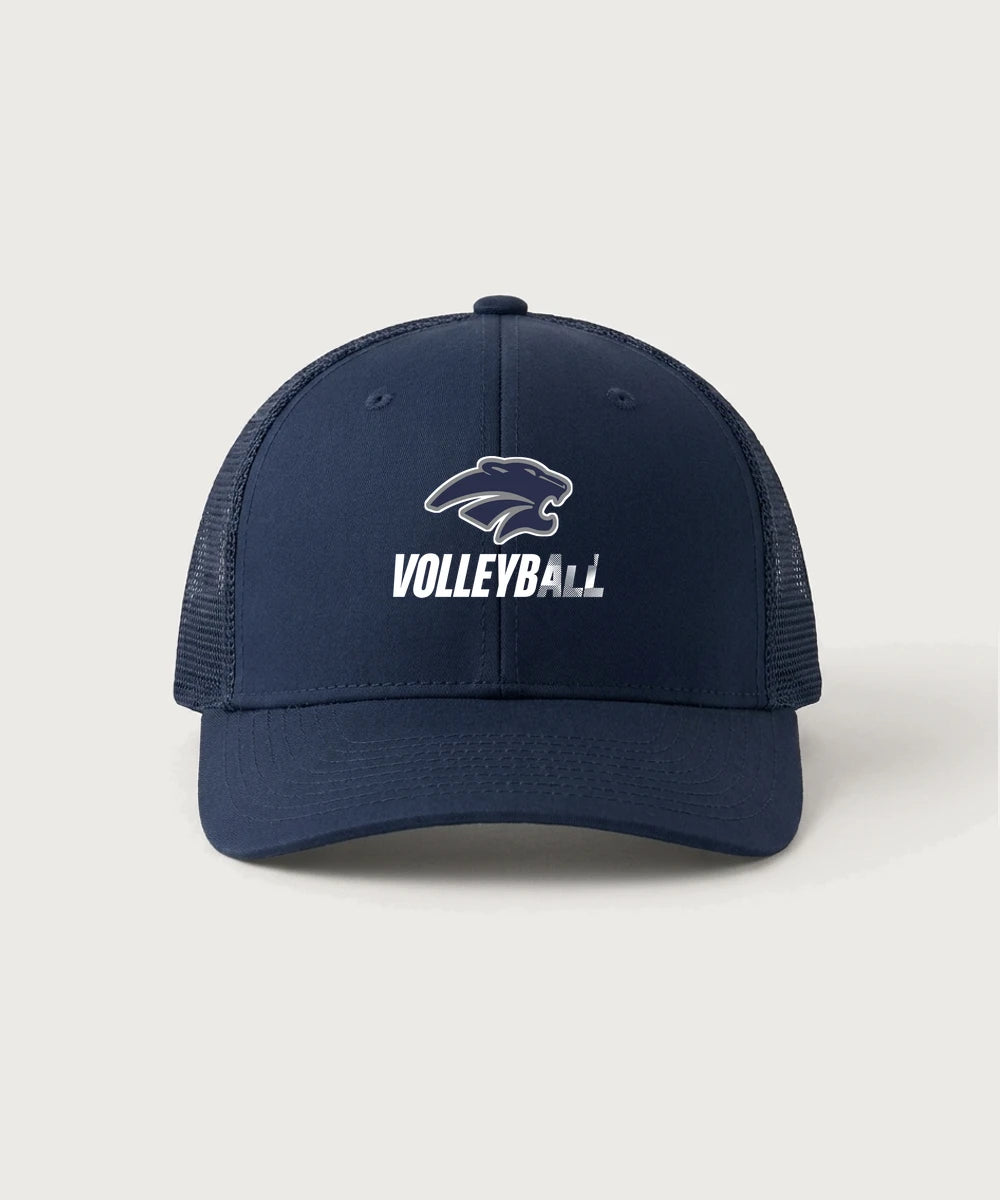 Zumbrota Mazeppa High School Volleyball (Girls) - True Navy/ True Navy Sport-Tek Club Trucker Cap STC46