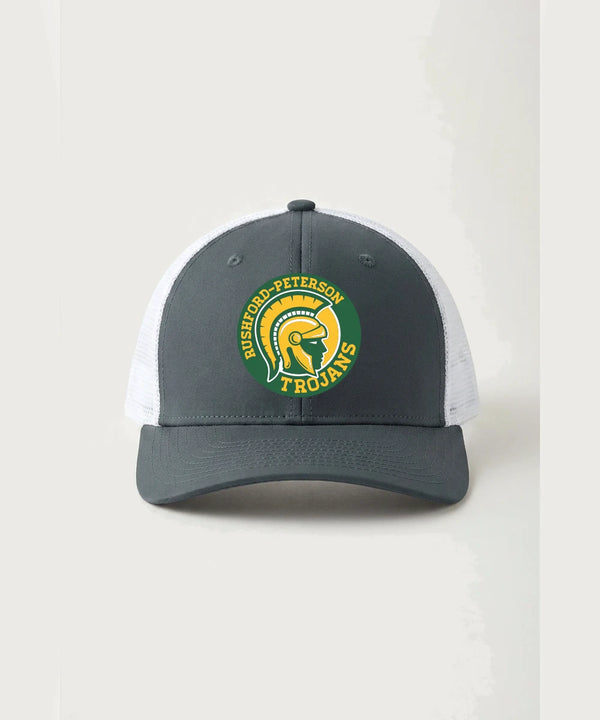 Rushford Peterson High School Football (Boys) - Iron Grey/ White Sport-Tek Club Trucker Cap STC46