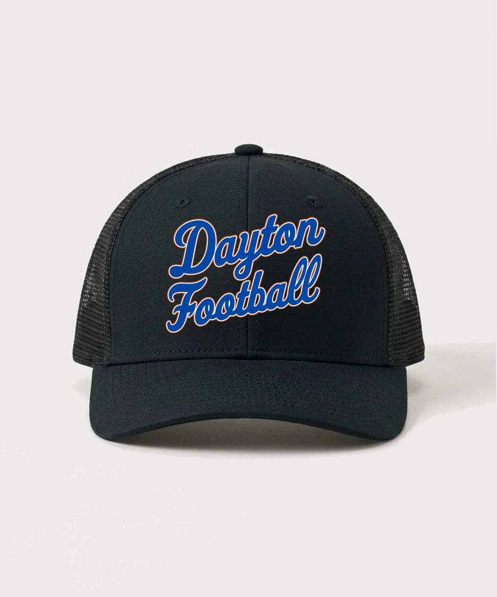 Jonathan Dayton High School Football Team Store - Black/ Black Sport-Tek Club Trucker Cap STC46