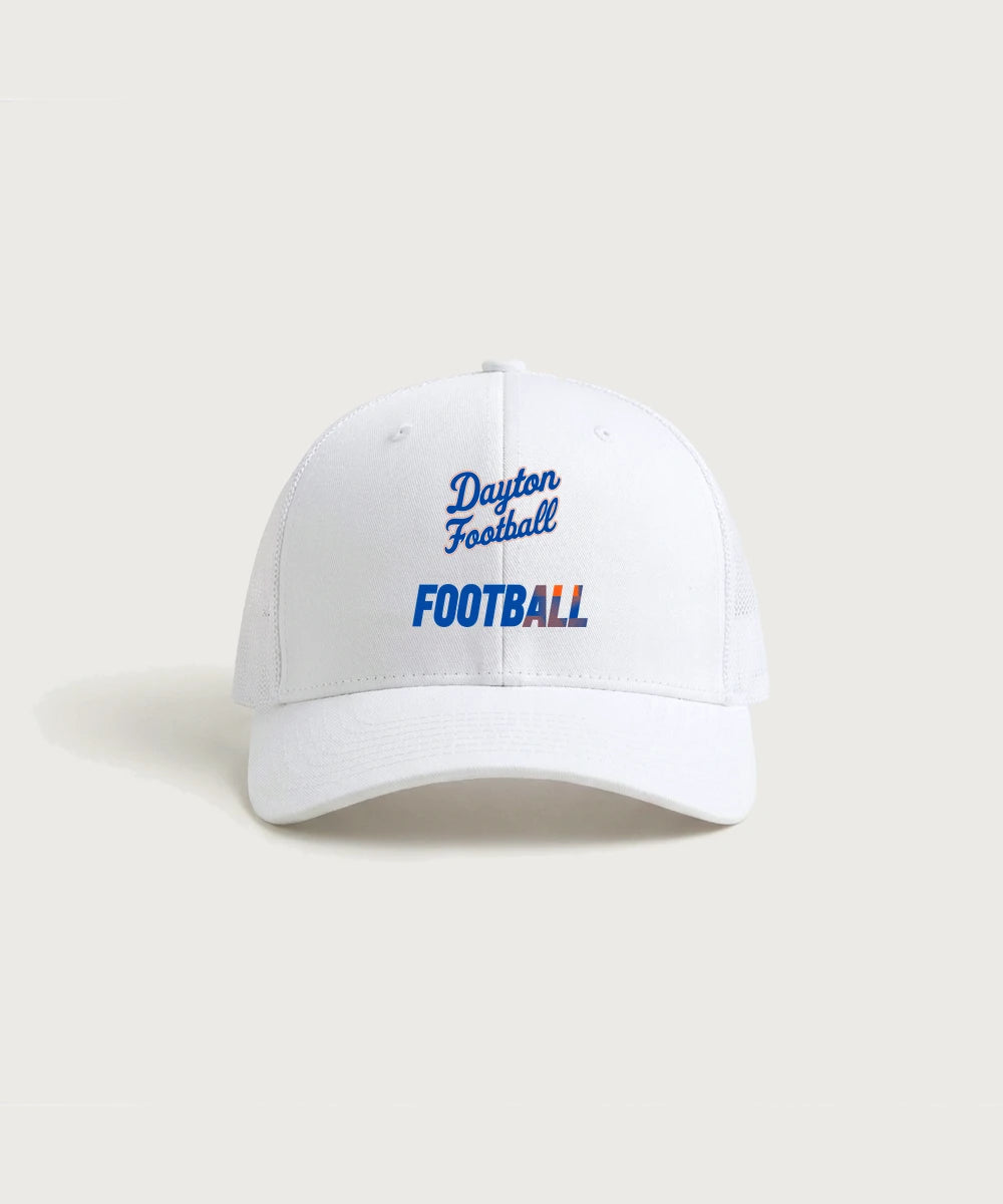 Jonathan Dayton High School Football Team Store - White/ White Sport-Tek Club Trucker Cap STC46