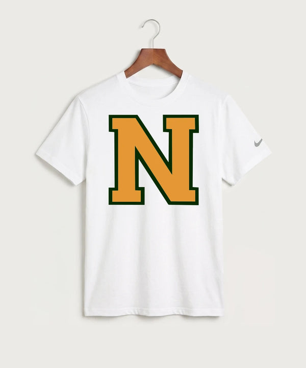Nevis High School Volleyball (Girls) - White Nike Swoosh Sleeve rLegend Tee NKDX8730