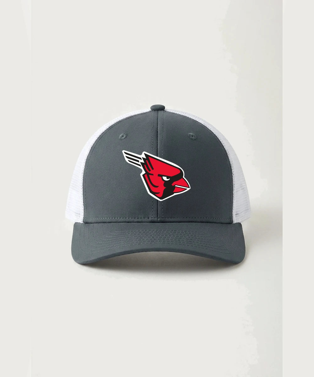 Forreston Track and Field - Iron Grey/ White Sport-Tek Club Trucker Cap STC46