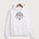 Kingsland High School Volleyball (Girls) - White Port & Co Core Fleece Pullover Hooded Sweatshirt. PC78H