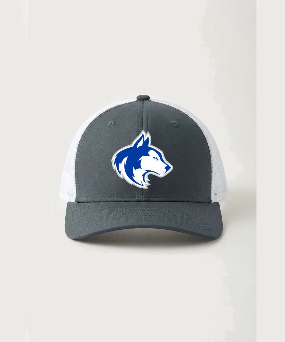 Owatonna High School Volleyball (Girls) - Iron Grey/ White Sport-Tek Club Trucker Cap STC46