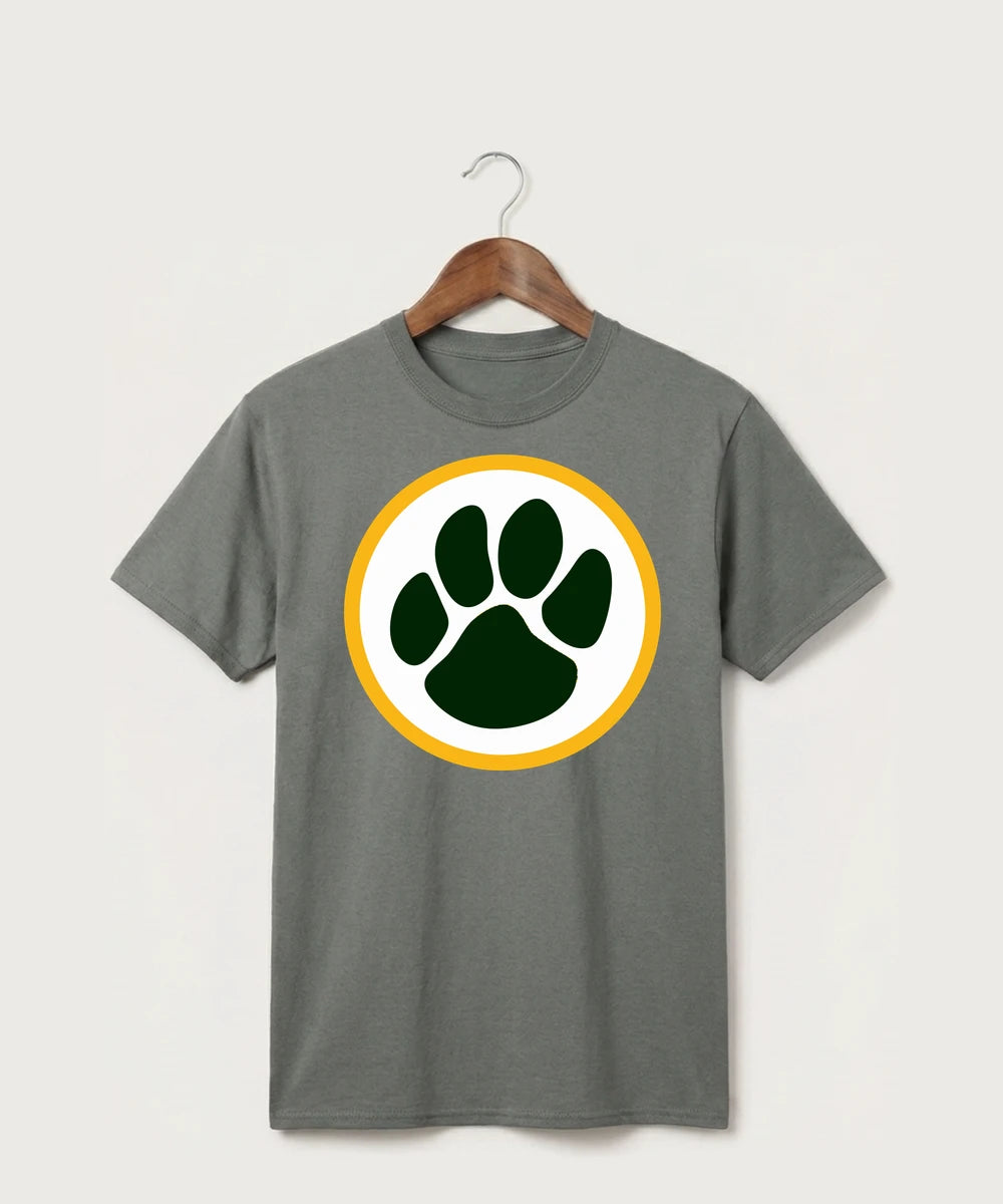 Ashwaubenon High School Football (Boys) (Sandbox) - Medium Grey Port & Co Core Cotton Tee. PC54