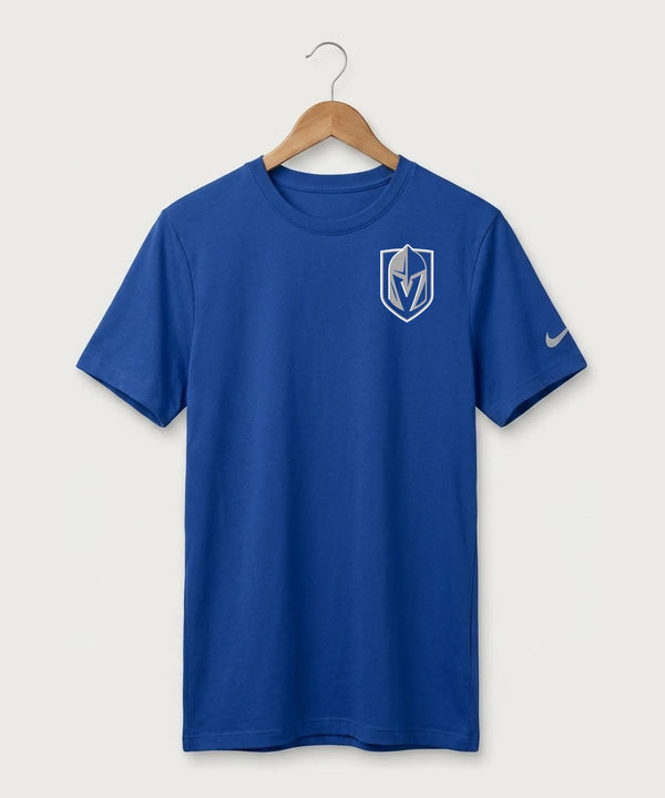 Lake Crystal-Welcome-Memorial High School Football (Boys) - Game Royal Nike Swoosh Sleeve rLegend Tee NKDX8730