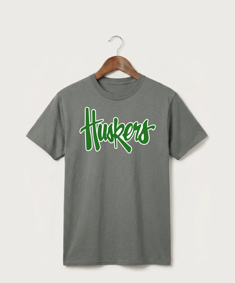 Holdingford High School Football (Boys) - Medium Grey Port & Co Core Cotton Tee. PC54