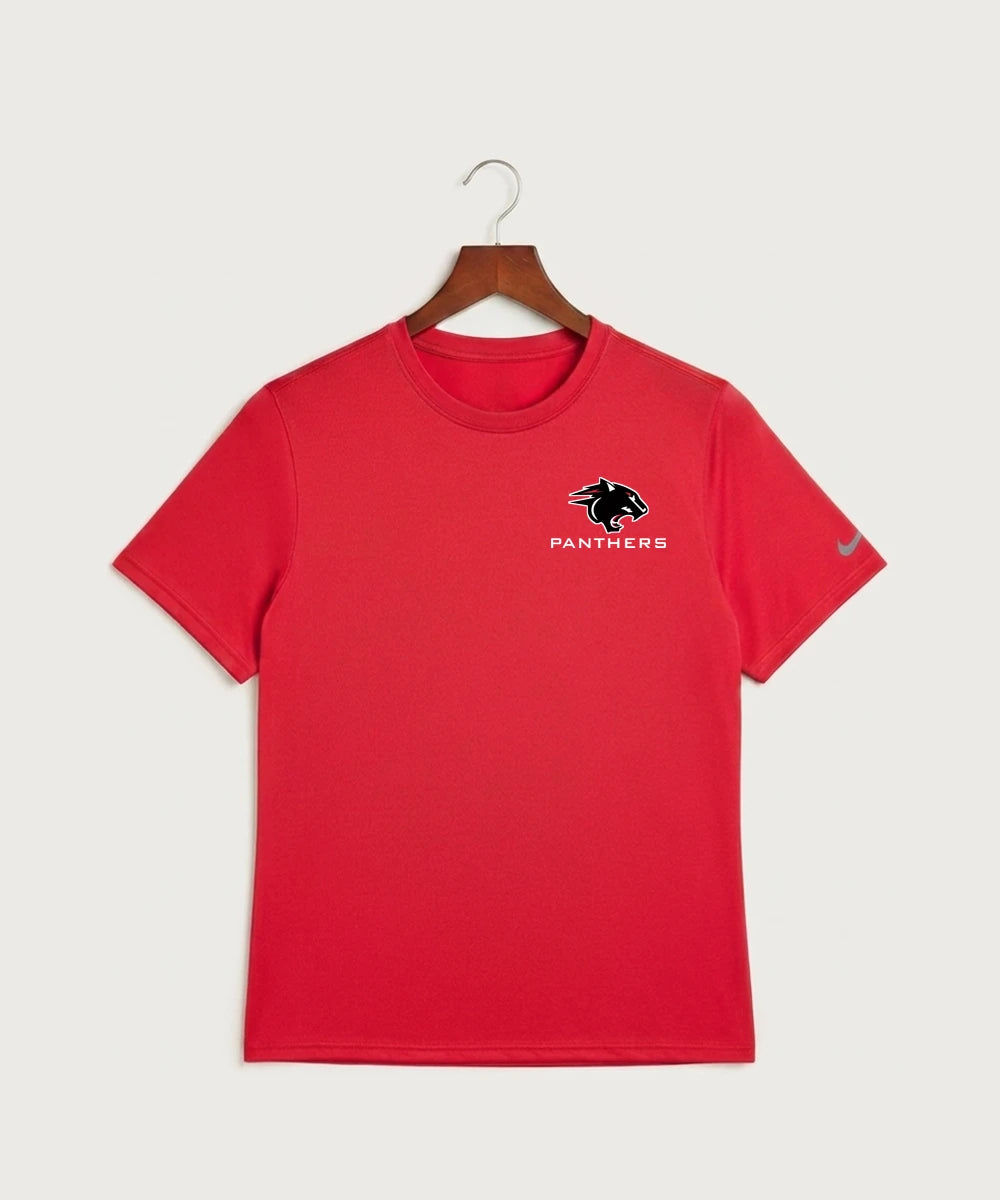 Nrheg Panthers High School Football (Boys) - University Red Nike Swoosh Sleeve rLegend Tee NKDX8730
