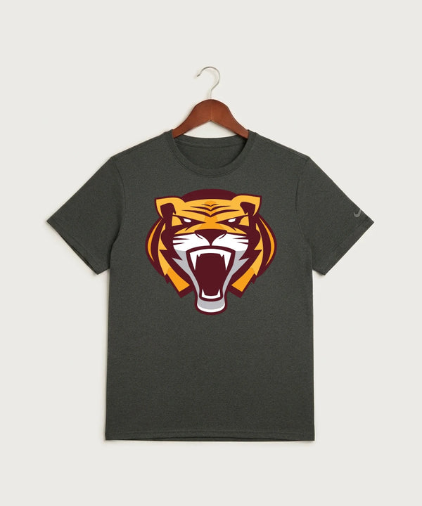 Stewartville High School Football (Boys) - Dark Smoke Heather Nike Swoosh Sleeve rLegend Tee NKDX8730